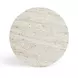 Asta Travertine Round Outdoor Concrete Top Side Table