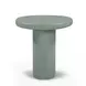Jade Green Round Outdoor Concrete Top Occasional Table Set