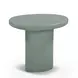 Jade Green Free Form Outdoor Concrete Top Side Table