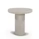 Jade Cream Free Form Outdoor Concrete Top Side Table