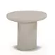 Jade Cream Free Form Outdoor Concrete Top Side Table