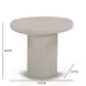Jade Cream Free Form Outdoor Concrete Top Side Table