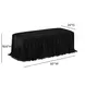 Shag Me Black Upholstered Accent Bench