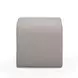 Desi Taupe Performance Fabric Upholstered Square Ottoman