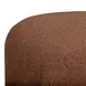 Desi Red Performance Fabric Upholstered Square Ottoman