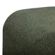 Desi Green Performance Fabric Upholstered Square Ottoman