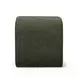 Desi Green Performance Fabric Upholstered Square Ottoman