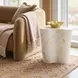 Slab Light Green Outdoor Freeform Terrazzo Side Table