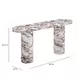 Darcy Breccia Outdoor Oval Capraia Console Table