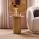 Tate Turmeric Outdoor Round Side Table