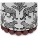 Dex Cream Leopard Jacquard Ottoman