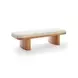 Ollie White Performance Boucle Large Bench