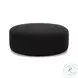Broohah Black Boucle Square Ottoman