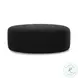Broohah Black Boucle Square Ottoman