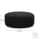Broohah Black Boucle Square Ottoman
