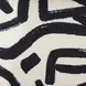 Pippa Black Brushstroke Print Stool