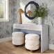 Patty Pastel Blue Home Office Console Desk