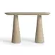 Sandra Travertine 47" Outdoor Console Table