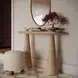 Sandra Travertine 47" Outdoor Console Table