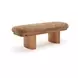 Ollie Taupe 48" Bench