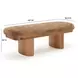 Ollie Taupe 48" Bench