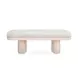 Ollie Neutral Floral Performance Fabric Upholstered 48" Accent Bench