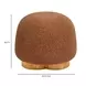 Oopa Bronze Performance Boucle Upholstered Swivel Round Ottoman