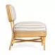 Dorine Khaki and White Performance Fabric Upholstered Accent Chair