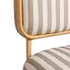 Dorine Khaki and White Performance Fabric Upholstered Accent Chair
