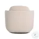 Wolfie Light Blush Velvet Swivel Chair