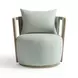 Paolo Mint Green Swivel Chair