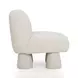 Stomp Cream Performance Fabric Upholstered Accent Chair