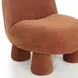 Stomp Rust Performance Fabric Upholstered Accent Chair