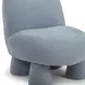 Stomp Blue Performance Fabric Upholstered Accent Chair