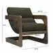 Palma Forrest Green Upholstered Accent Chair