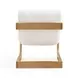 Palma Cream Performance Fabric Upholstered Accent Chair