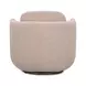Wolfie Pink Performance Fabric Upholstered Swivel Accent Chair