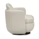 Wolfie Cream Performance Fabric Upholstered Swivel Accent Chair