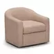 Thao Blush Upholstered Swivel Accent Chair