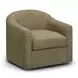 Thao Green Upholstered Swivel Accent Chair