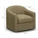 Thao Green Upholstered Swivel Accent Chair