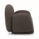 Marius Brown Performance Fabric Upholstered Accent Chair