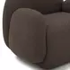Marius Brown Performance Fabric Upholstered Accent Chair