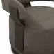 Madison Mink Performance Fabric Upholstered Swivel Accent Chair