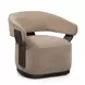 Madison Stone Performance Fabric Upholstered Swivel Accent Chair