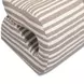 Senna Taupe and White Upholstered Accent Chair