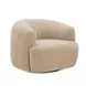 Jasmine Oat Upholstered Swivel Accent Chair