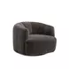 Jasmine Chocolate Upholstered Swivel Accent Chair