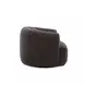 Jasmine Chocolate Upholstered Swivel Accent Chair