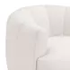 Jasmine Cream Performance Fabric Upholstered Swivel Accent Chair